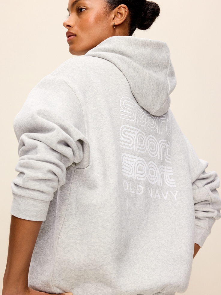 Image 4 of 6, Baseline Fleece Oversized Hoodie Sweatshirt