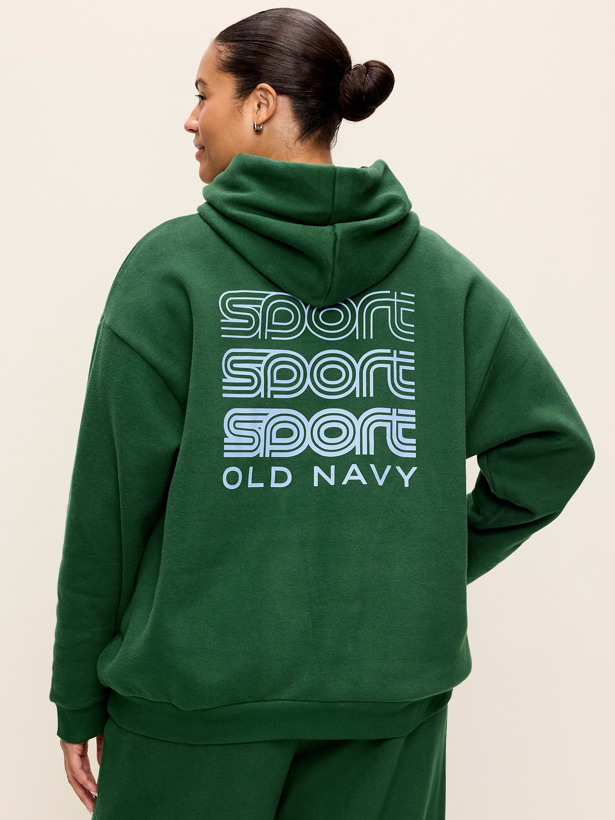 Image 3 of 3, Baseline Fleece Oversized Hoodie Sweatshirt
