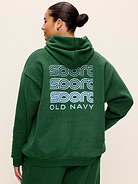 Image 3 of 3, Baseline Fleece Oversized Hoodie Sweatshirt