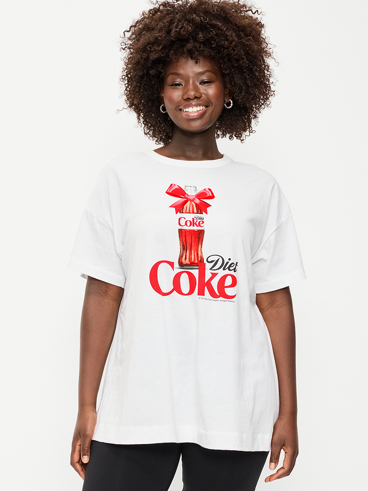 Image 6 of 9, Diet Coke® Oversized Tunic T-Shirt