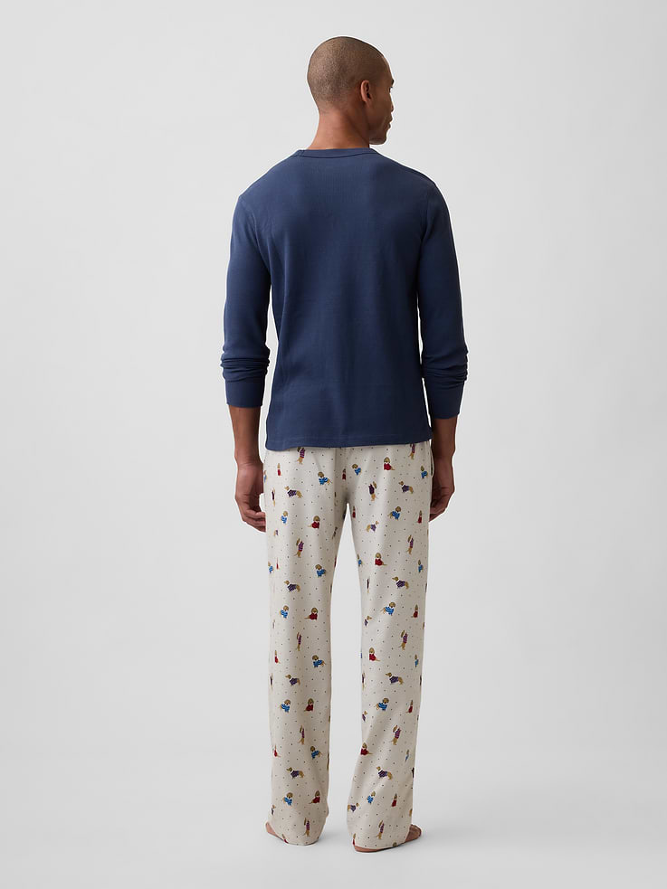 Image 2 of 4, Relaxed Flannel PJ Pants