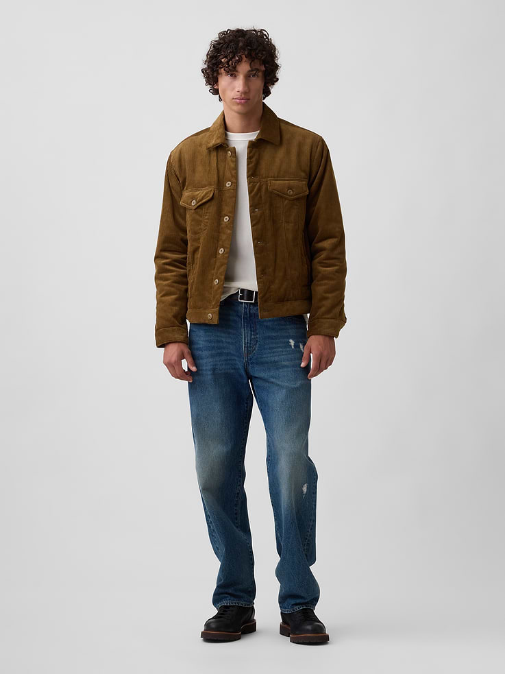 Image 3 of 5, Relaxed Icon Corduroy Jacket
