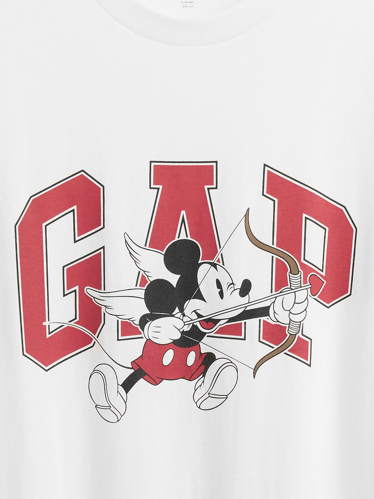 Image 4 of 5, Gap × Disney Mickey Mouse Everyday Soft Relaxed Graphic T-Shirt