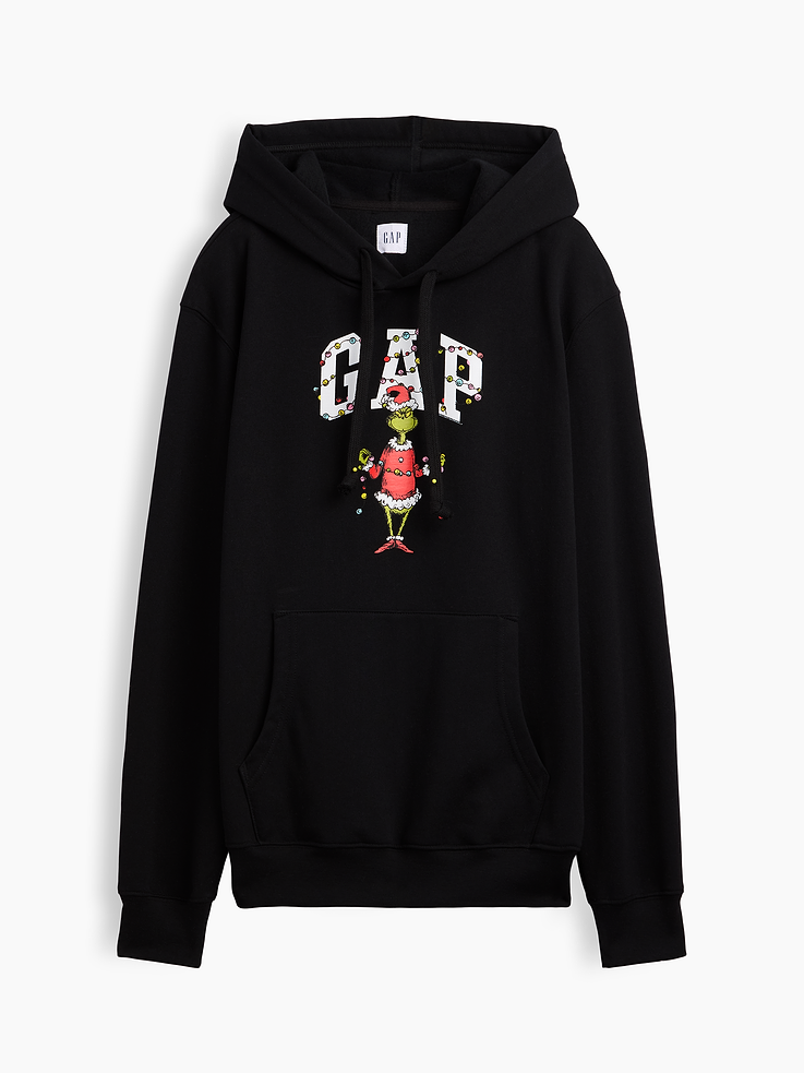 Image 4 of 4, How the Grinch Stole Christmas Relaxed Gap Logo Hoodie