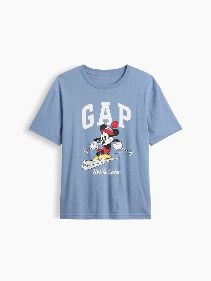 Image 5 of 5, Gap × Disney Mickey Mouse Everyday Soft Relaxed Graphic T-Shirt