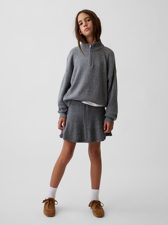 Kids CashSoft Sweater Skort