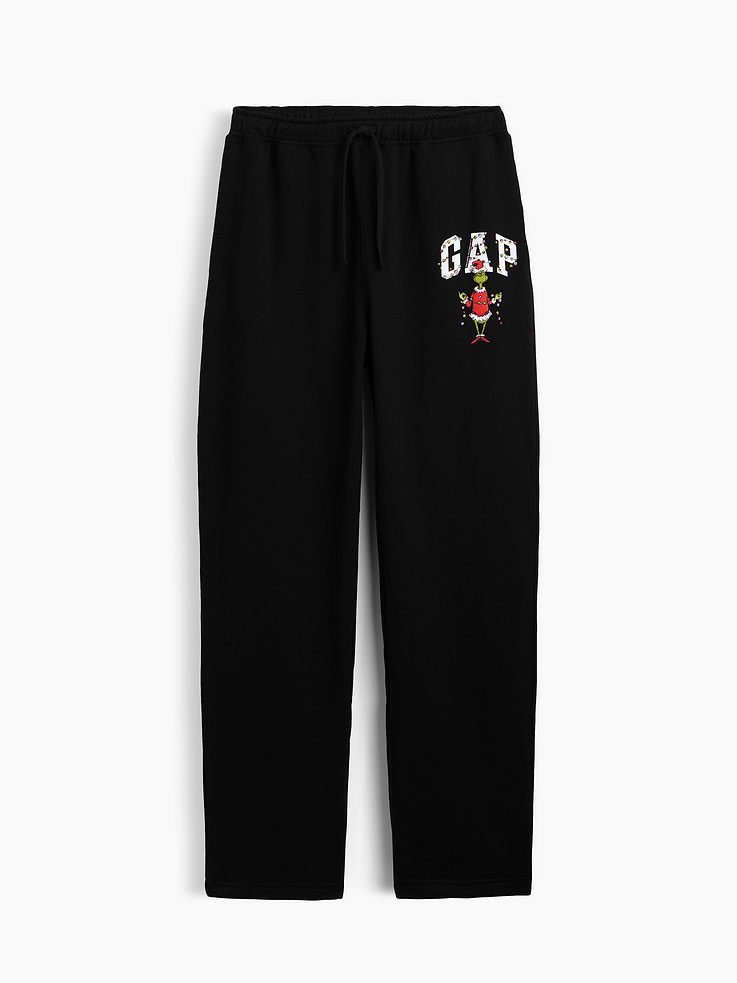 Image 4 of 4, How the Grinch Stole Christmas Gap Logo Straight-Leg Sweatpants