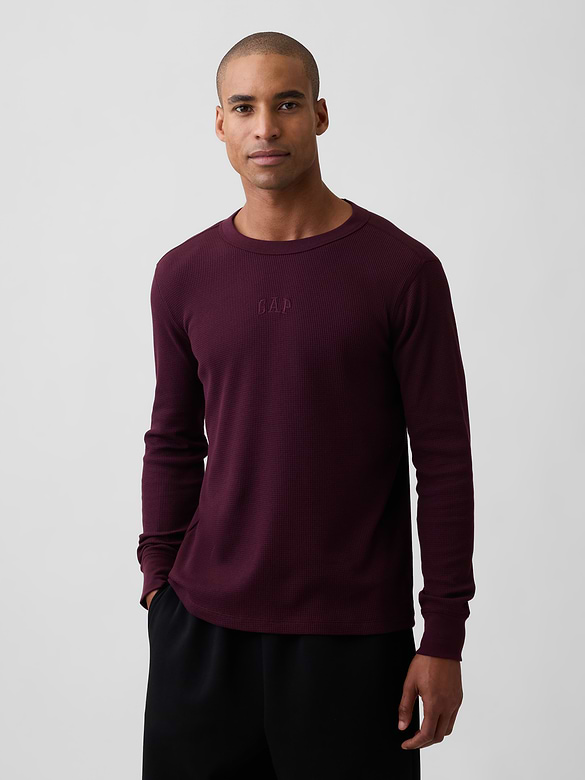 Gap Mini-Logo Waffle-Knit T-Shirt