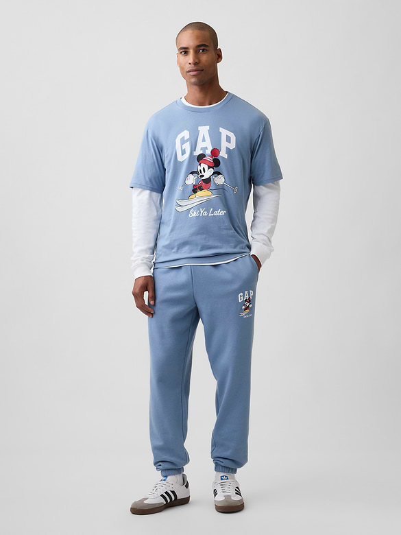 Gap × Disney Mickey Mouse Relaxed Logo Joggers