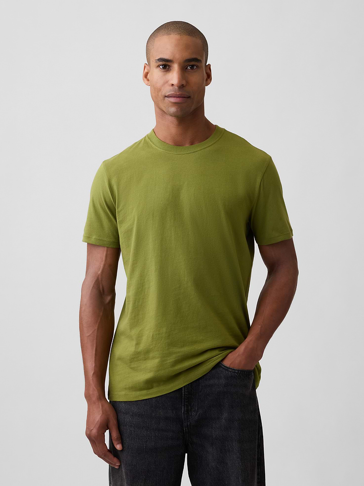 Image 1 of 5, Soft jersey knit., Short sleeves., Crewneck., Product #1197862