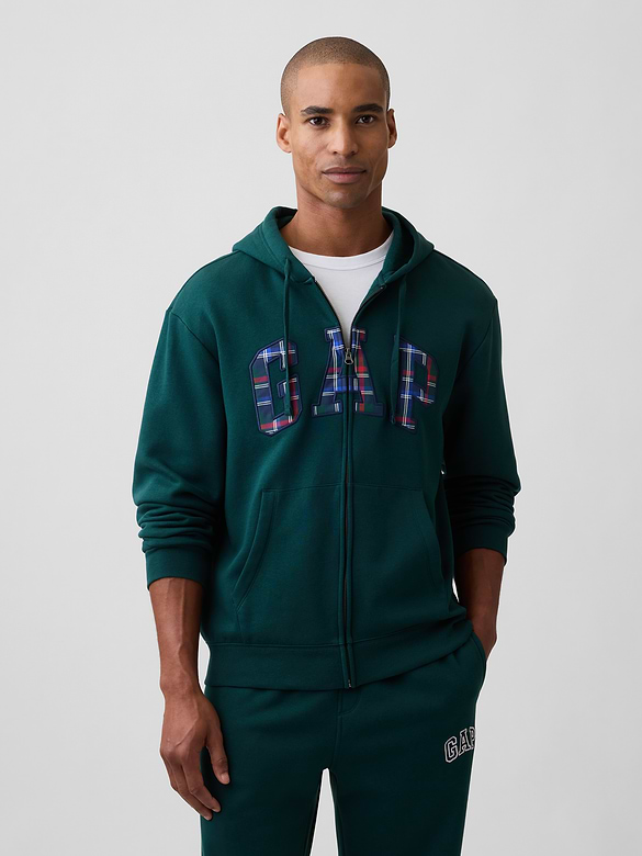 Relaxed Gap Logo Zip Hoodie
