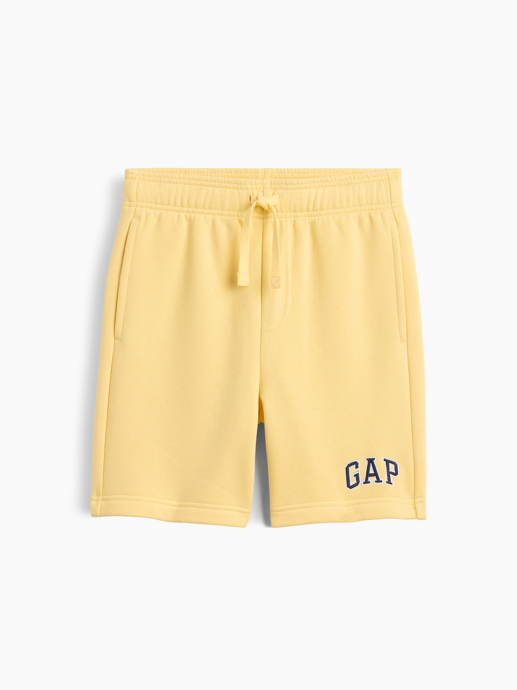 Image 1 of 3, This product is made with/contains 23% recycled polyester. Compared to virgin materials, using recycled materials helps reduce resource use and waste., Soft, comfy fleece., Drawcord ties at elasticized waist., On-seam pockets., Gap logo at hem., Product #1190032