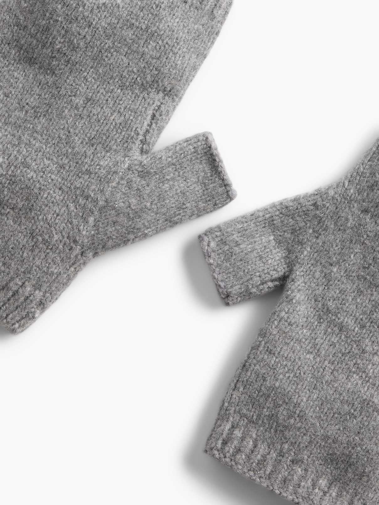 Image 2 of 2, CashSoft Fingerless Mittens