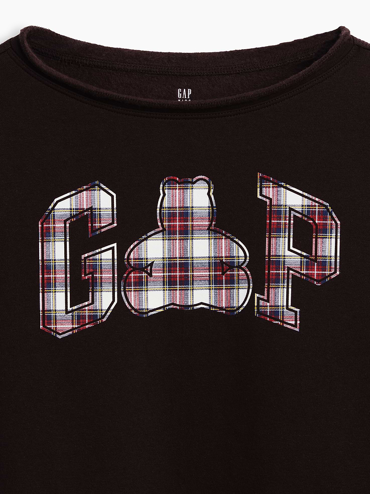 Image 4 of 6, Kids VintageSoft Rollneck Logo Sweatshirt