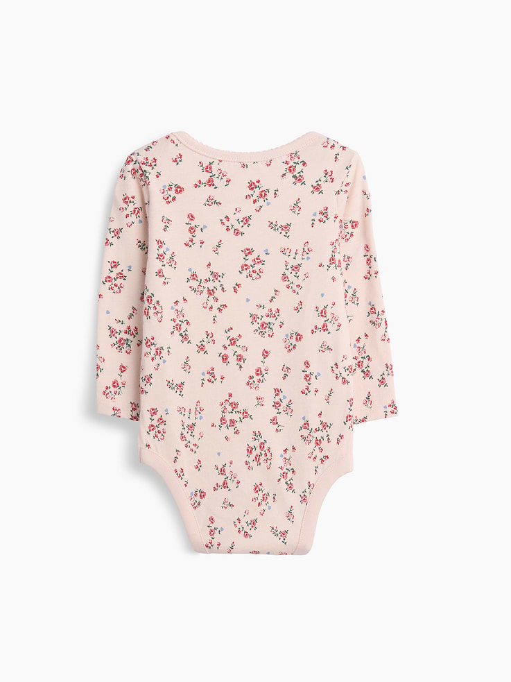 Image 2 of 2, Baby First Favorites Organic Cotton Print Bodysuit