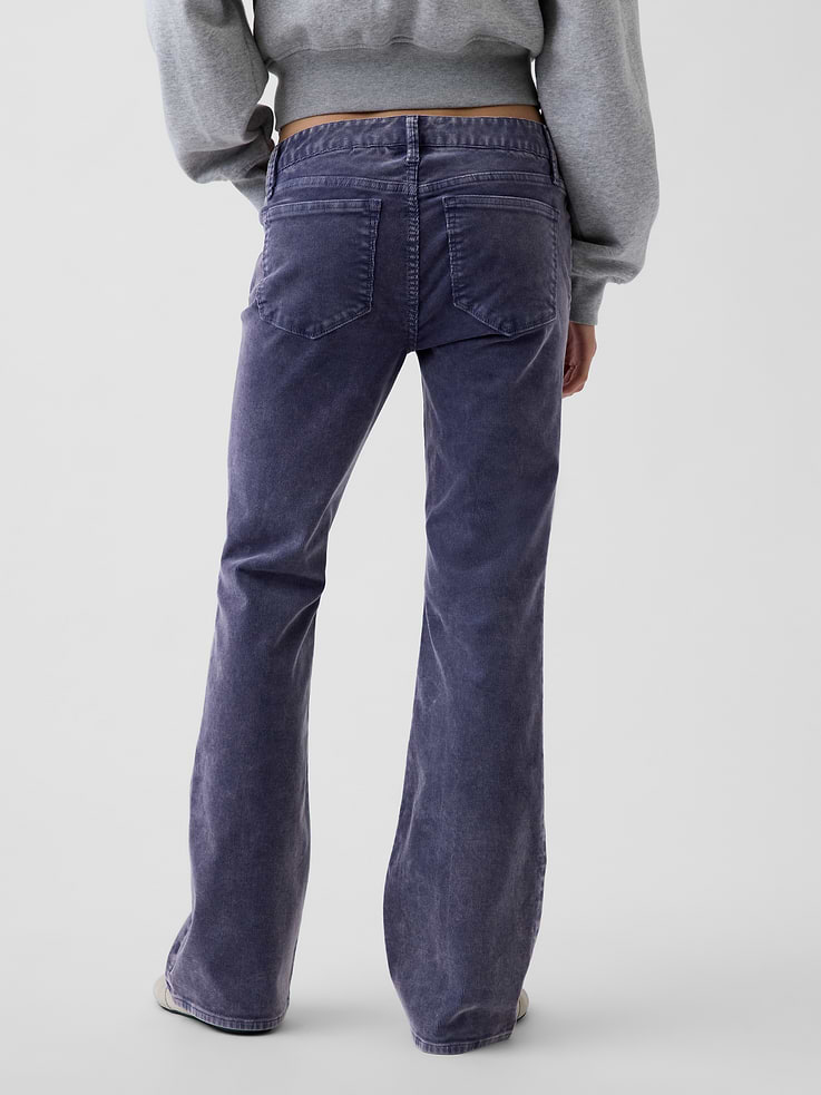 Image 4 of 6, Low Rise Corduroy Long & Lean Pants