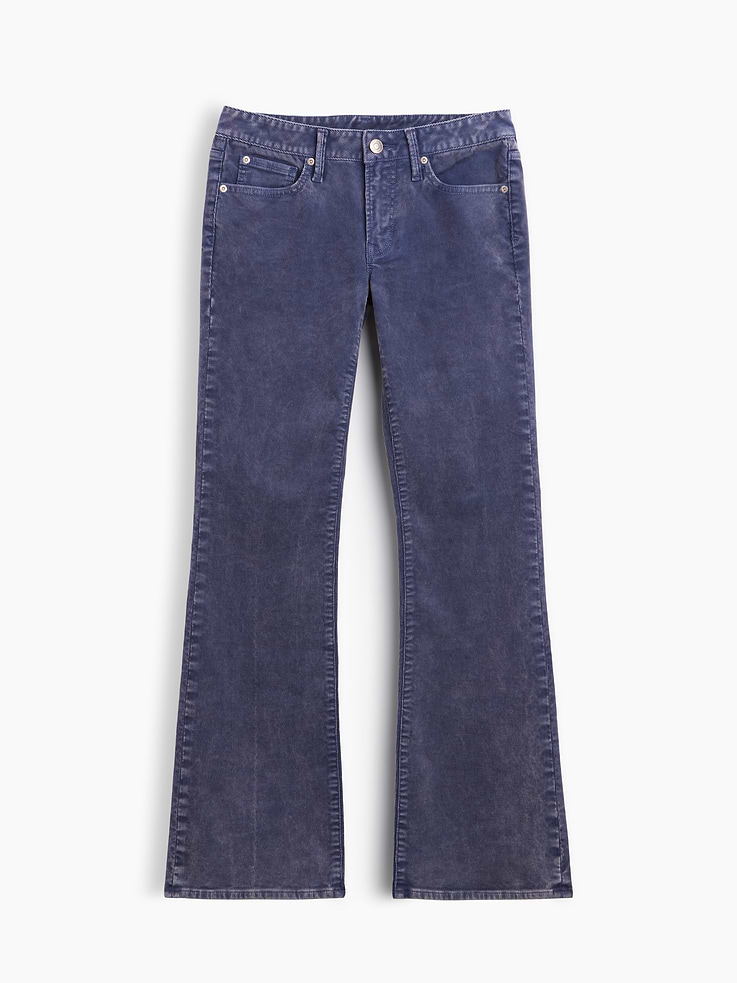 Image 6 of 6, Low Rise Corduroy Long & Lean Pants