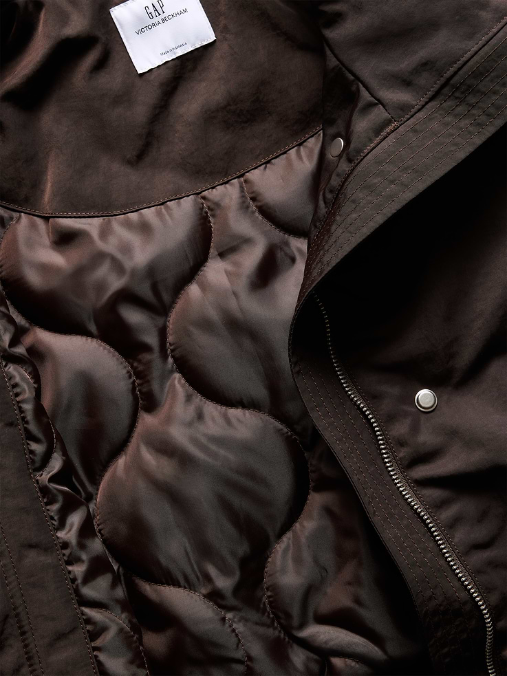 Image 8 of 9, Gap × Victoria Beckham Oversized Parka Jacket