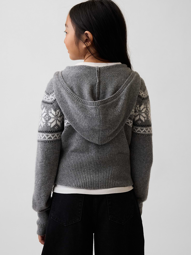 Image 3 of 5, Kids CashSoft Zip Sweater Hoodie