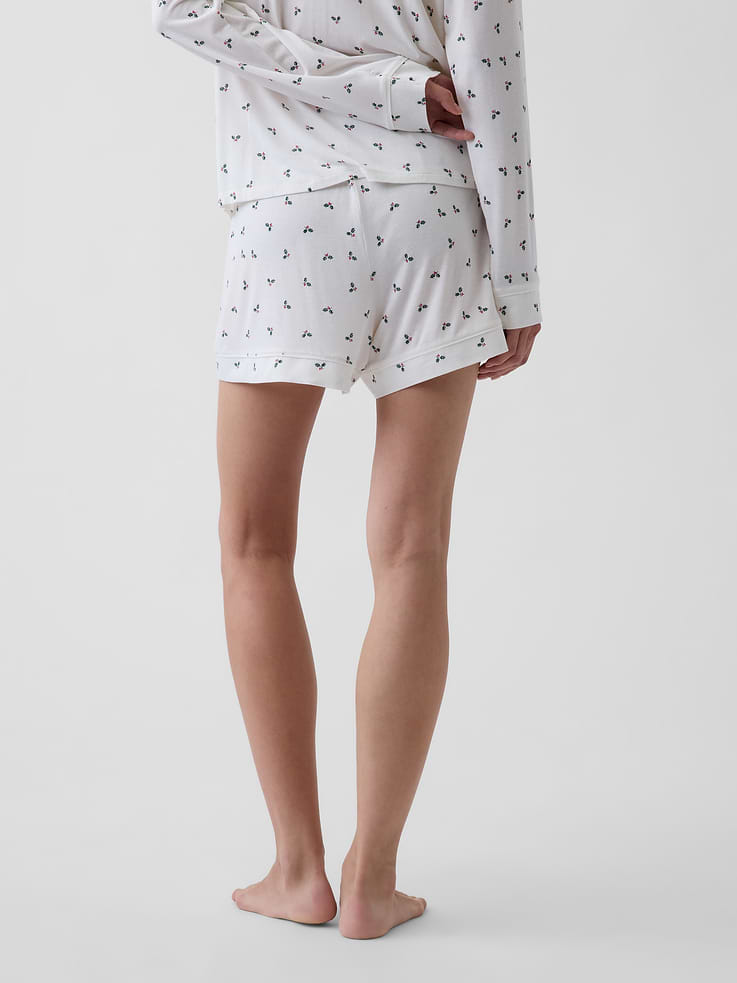 Image 4 of 6, SoftMade Modal PJ Shorts