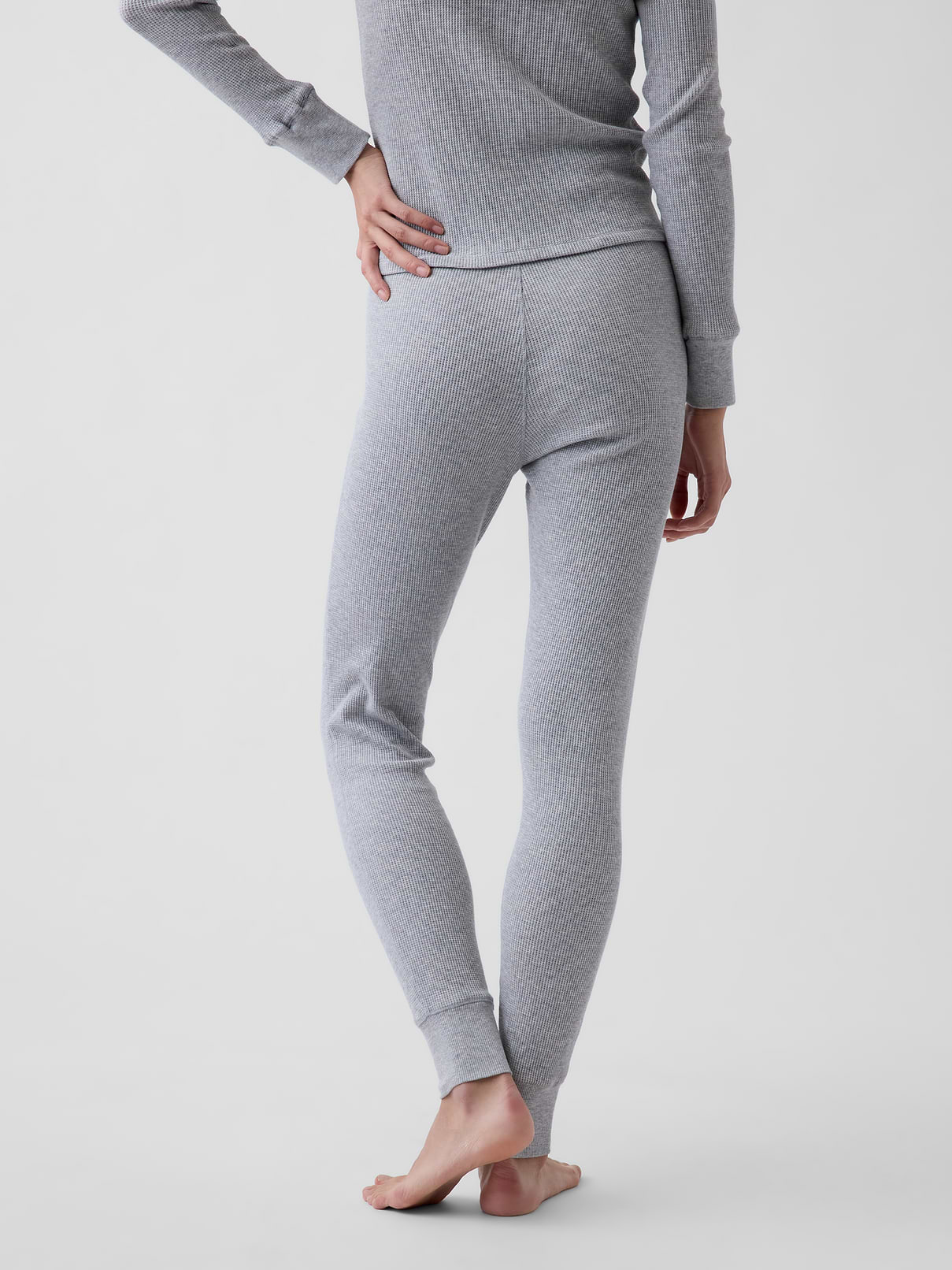 Image 4 de 6, Legging de pyjama gaufré