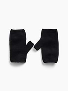 Image 1 of 2, Supersoft knit cotton-blend fingerless mittens., Ribbed hem., This product was made in a factory that invests in gender equity and women’s empowerment through RISE. Learn more at gapinc.com/equity ., Product #1184796