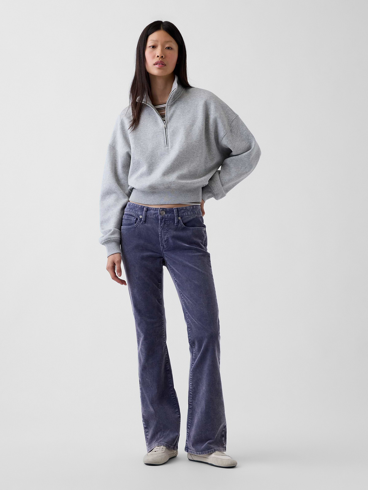 Low Rise Corduroy Long & Lean Pants