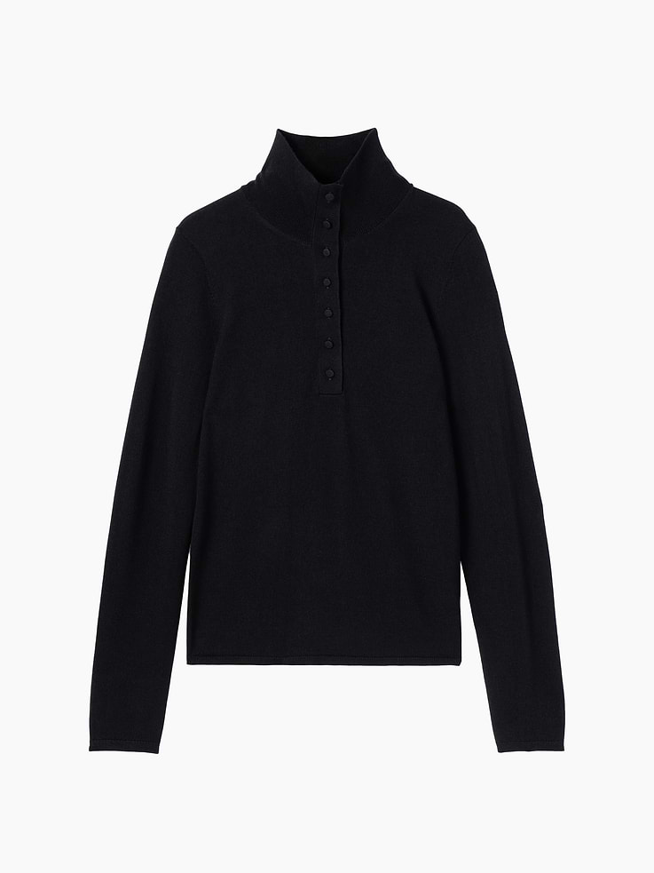 Image 6 of 6, Gap × Victoria Beckham Merino Turtleneck Sweater