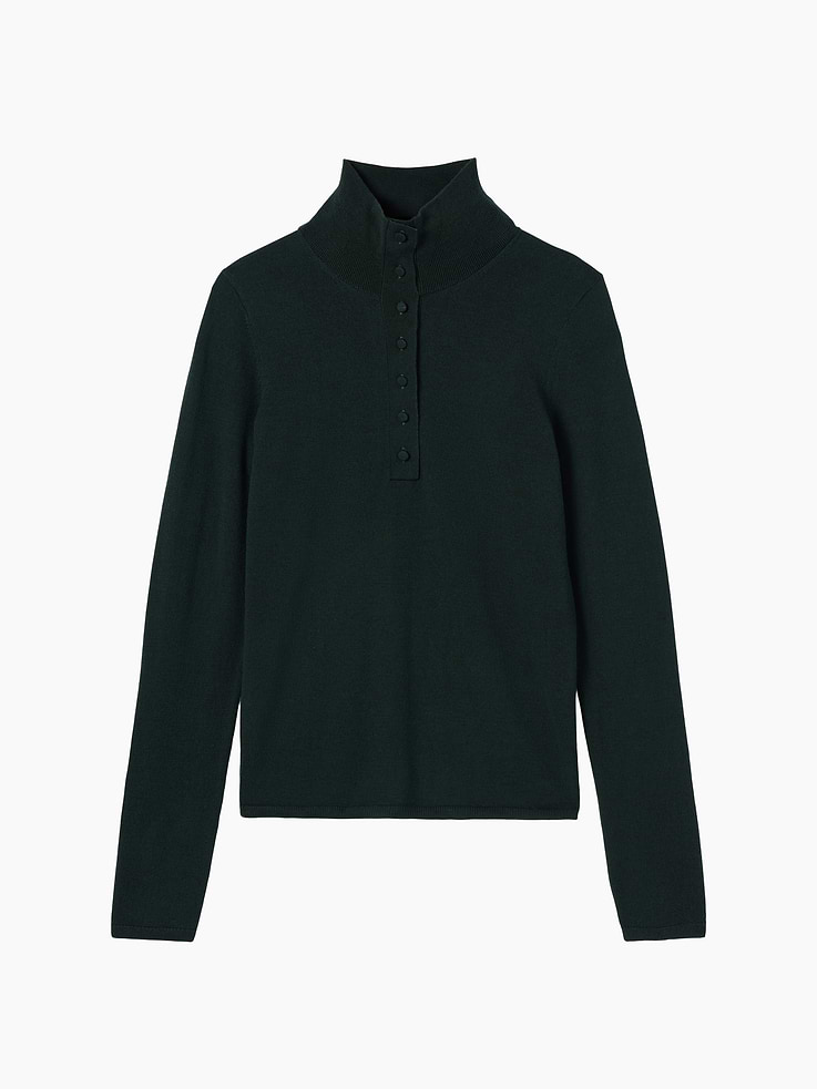 Image 6 of 6, Gap × Victoria Beckham Merino Turtleneck Sweater