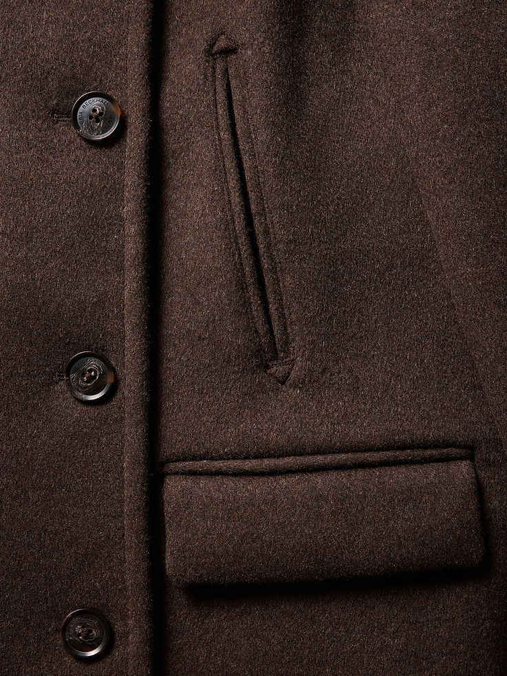 Image 5 of 10, Gap × Victoria Beckham Oversized Wool-Blend Peacoat