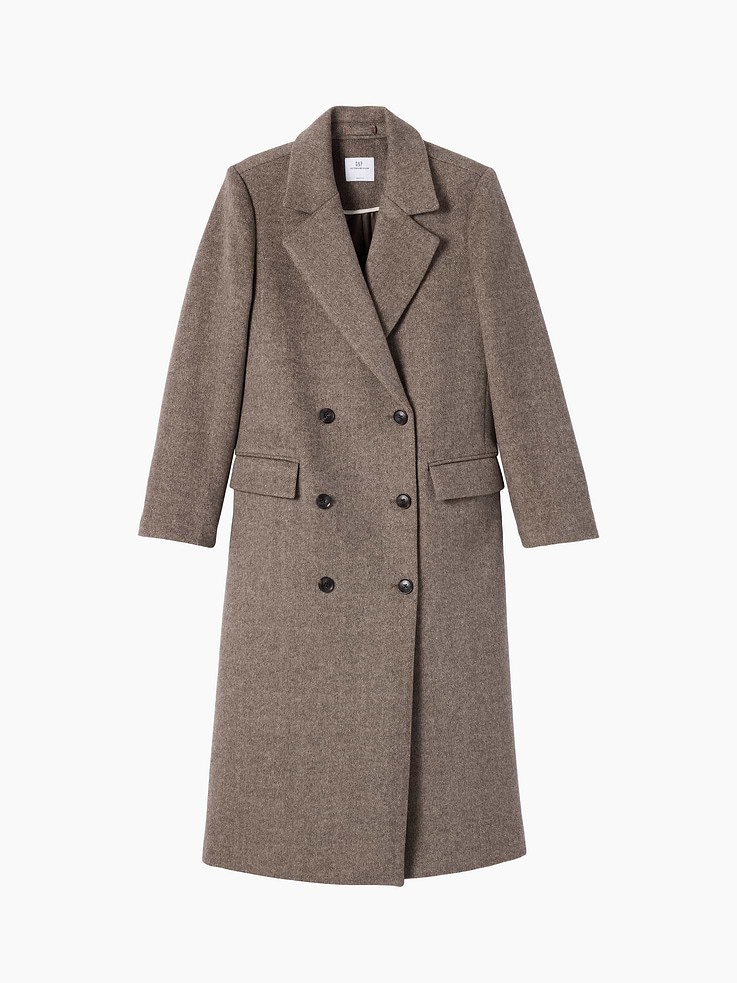 Image 9 of 10, Gap × Victoria Beckham Wool-Blend Chesterfield Coat