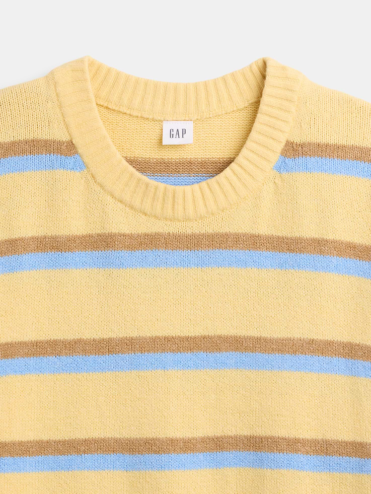 Image 4 of 5, Cashsoft Relaxed Crewneck Sweater