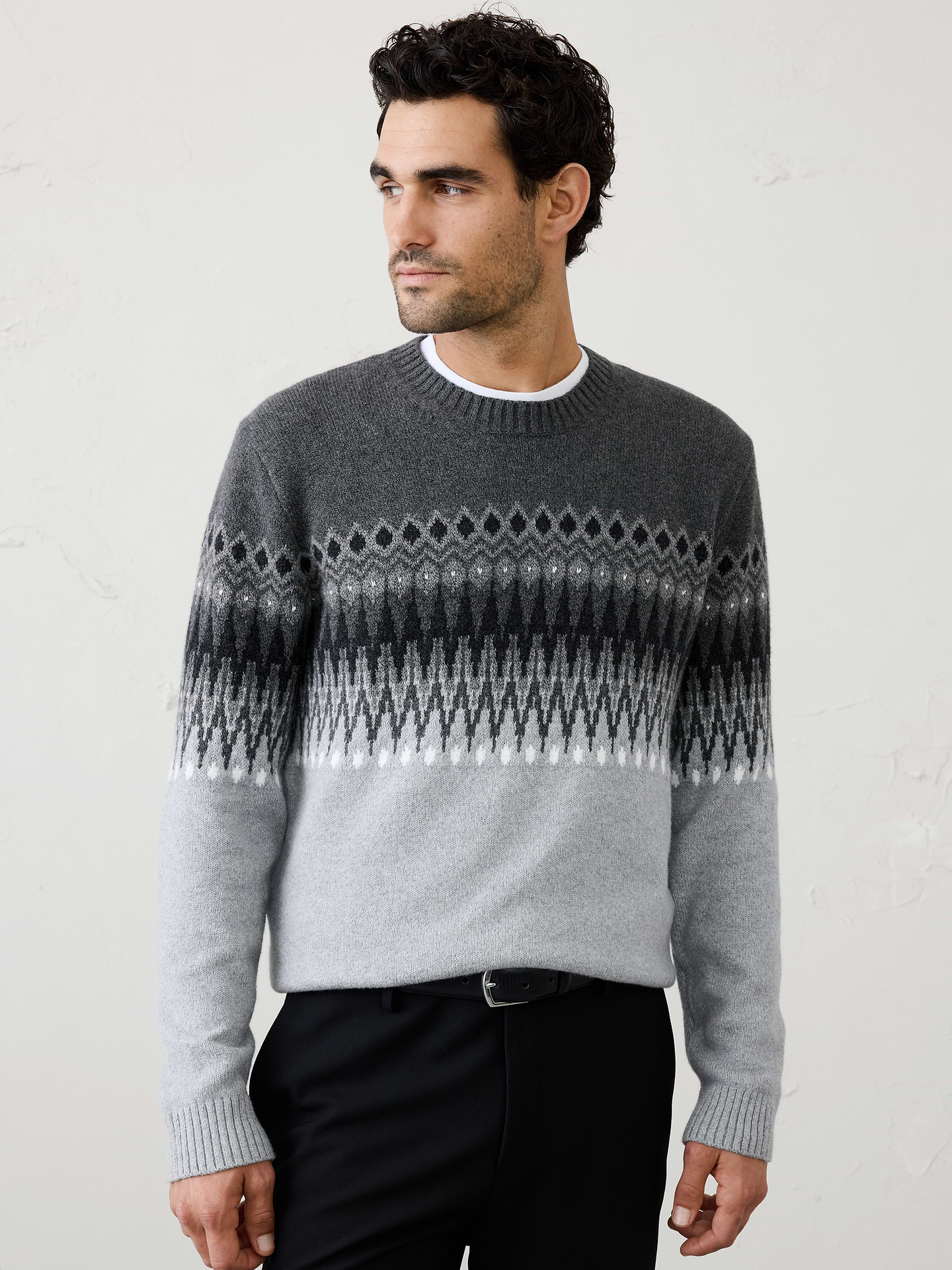 Image 7 of 7, Fair Isle Sweater