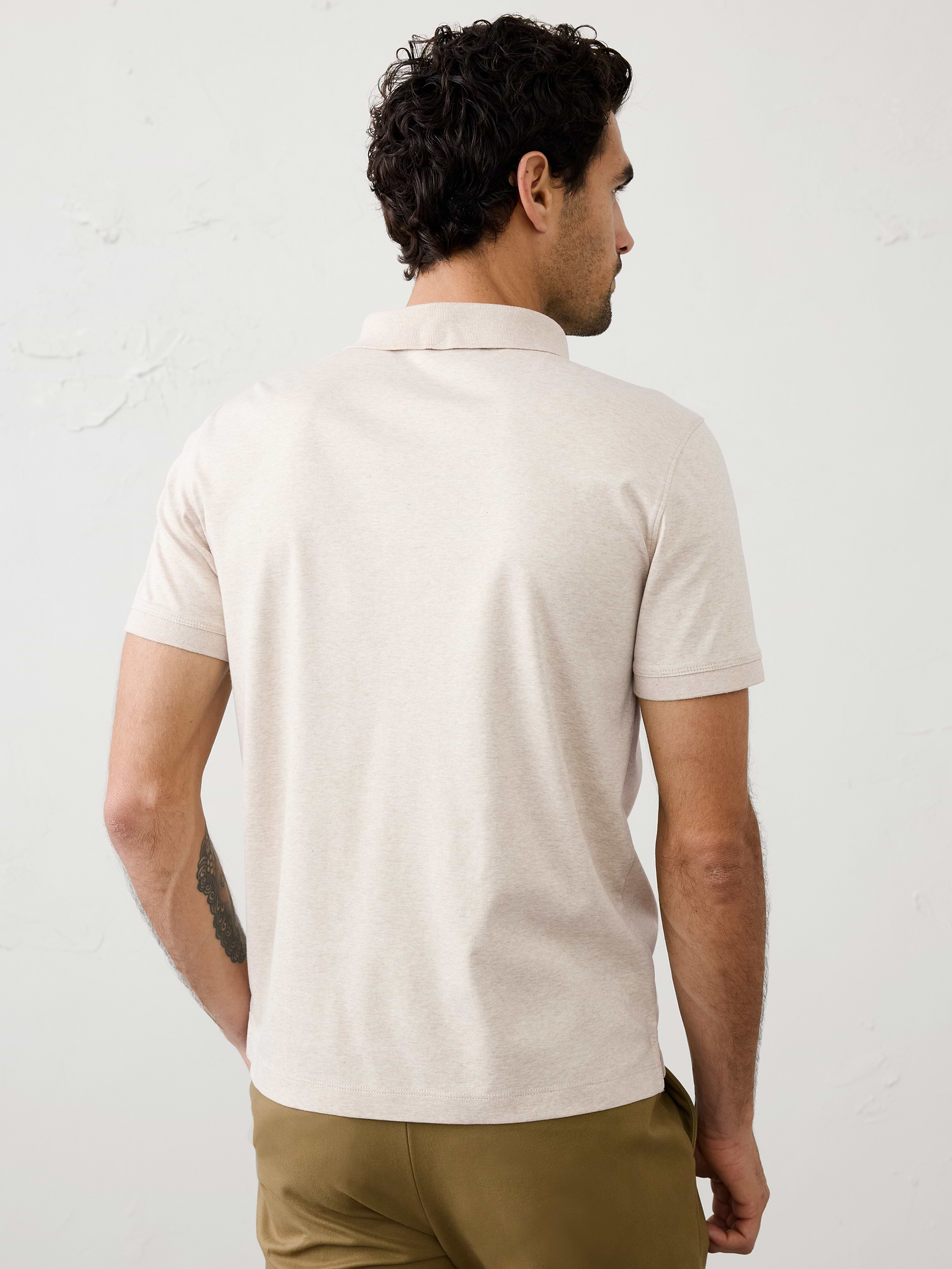 Image 2 of 8, Slim Luxe Touch Polo