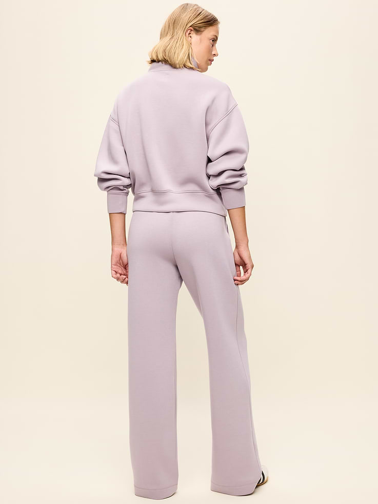 Image 3 of 11, High-Waisted Bounce Fleece Wide-Leg Sweatpants