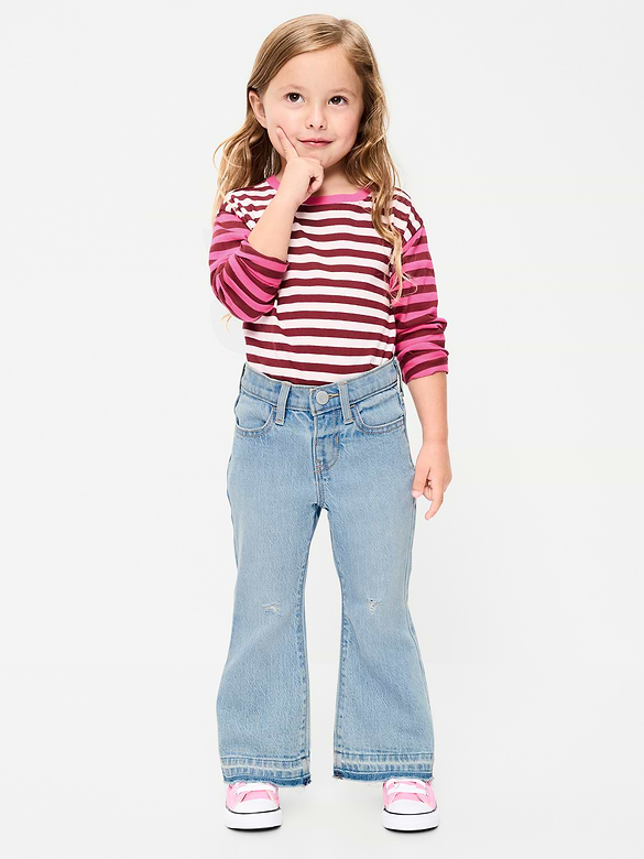 High-Waisted Flare-Leg Jeans for Toddler Girls