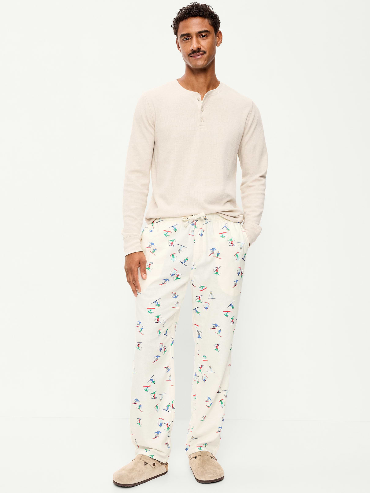 Image 2 of 2, Flannel Pajama Pants for Men