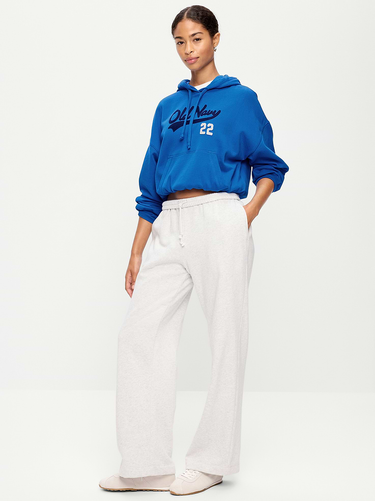 Image 7 of 7, SoComfy Bubble-Hem Hoodie Sweatshirt