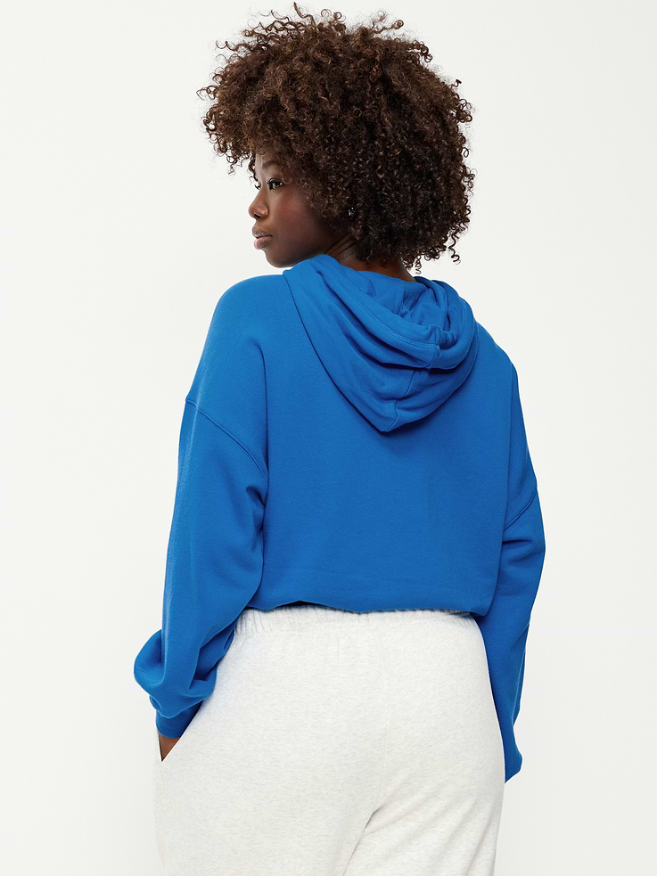 Image 5 of 7, SoComfy Bubble-Hem Hoodie Sweatshirt
