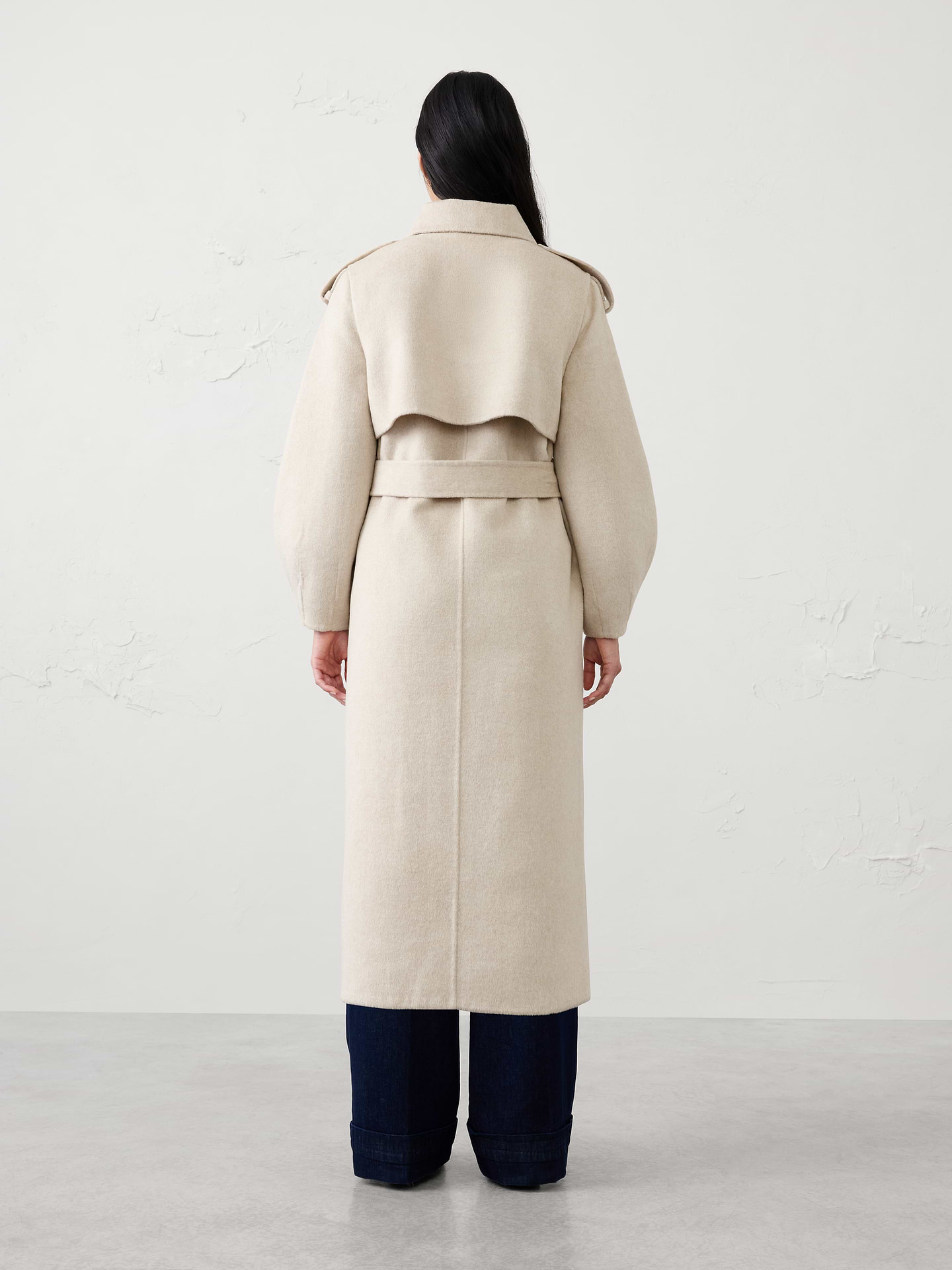 Image 2 of 4, Double-Face Trench Coat