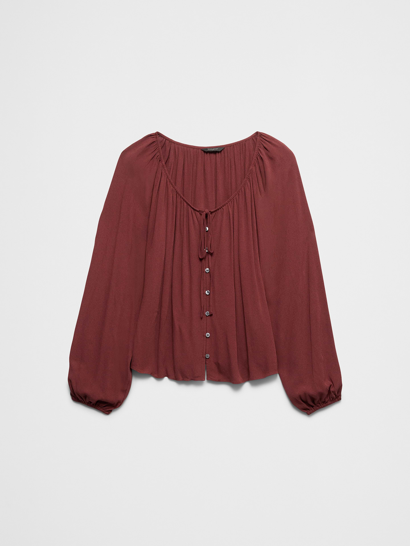 Image 4 of 4, Scoop-Neck Blouse