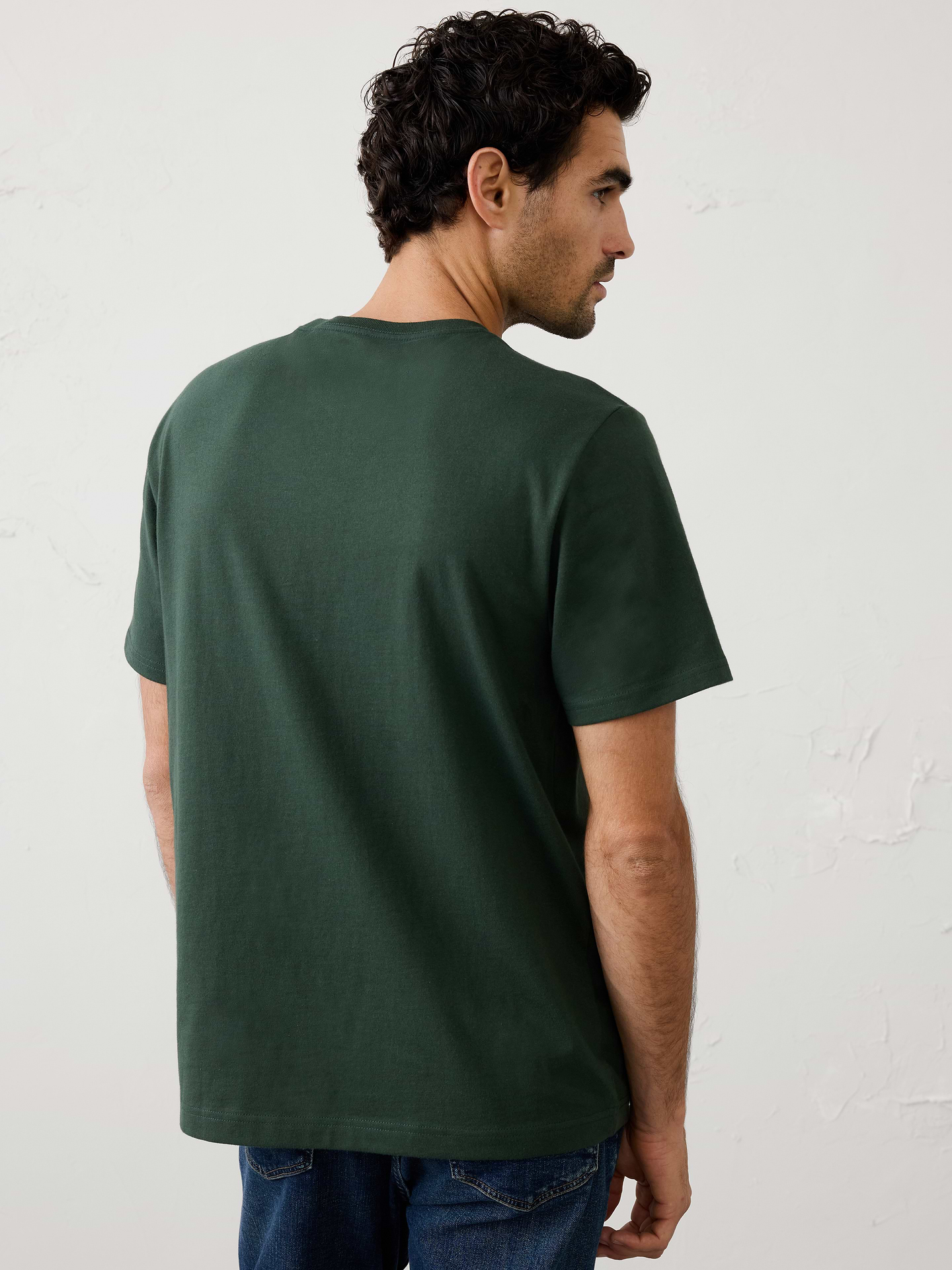 Image 2 of 8, Signature Midweight Cotton T-Shirt