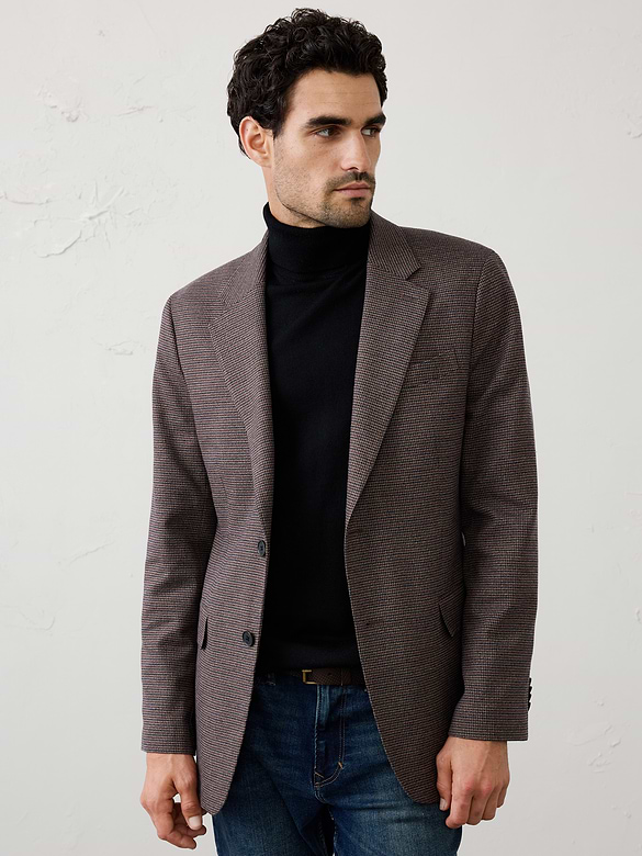 Mini-Check Suit Jacket