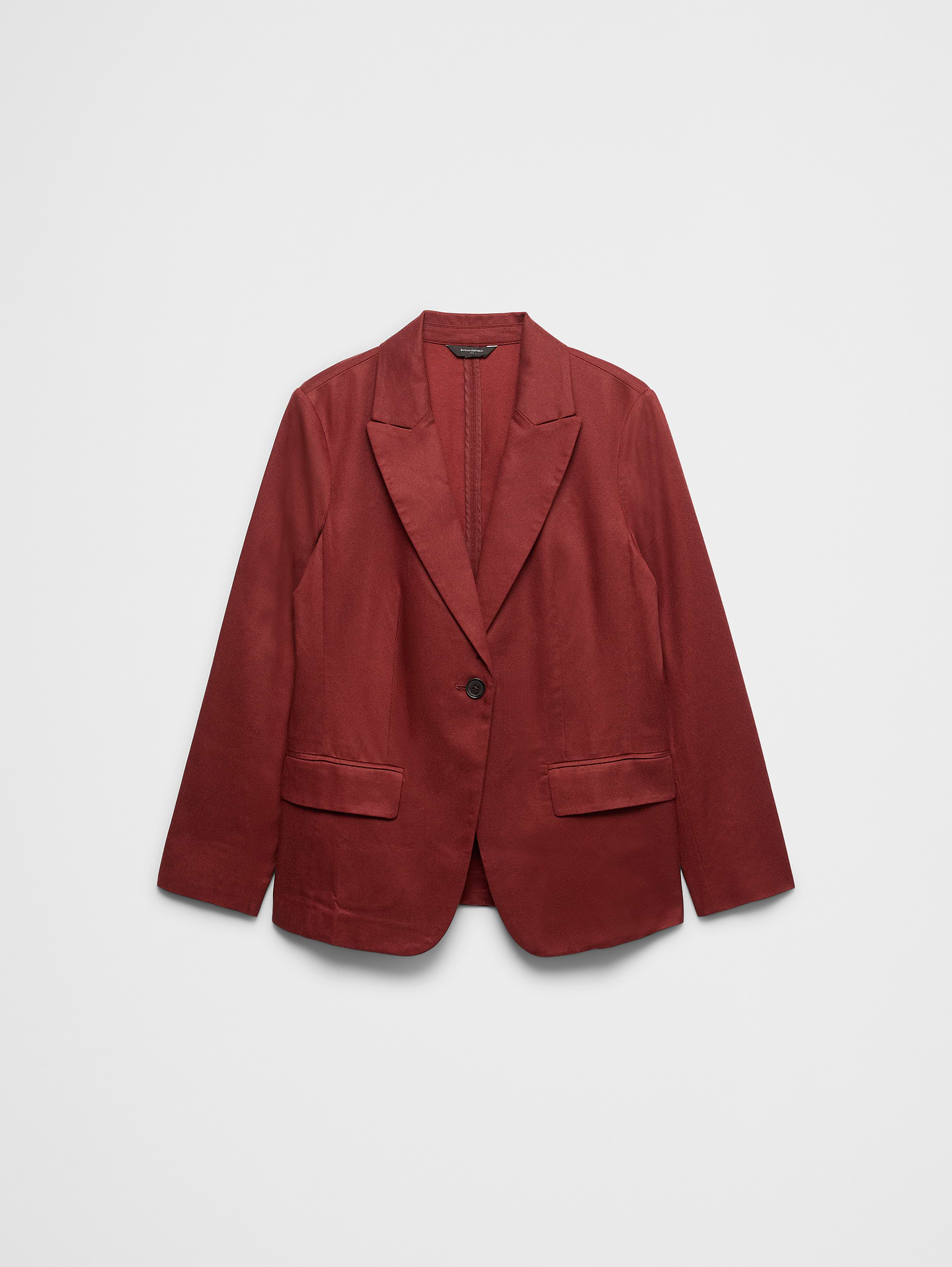 Image 4 of 4, Drapey Tencel Blazer