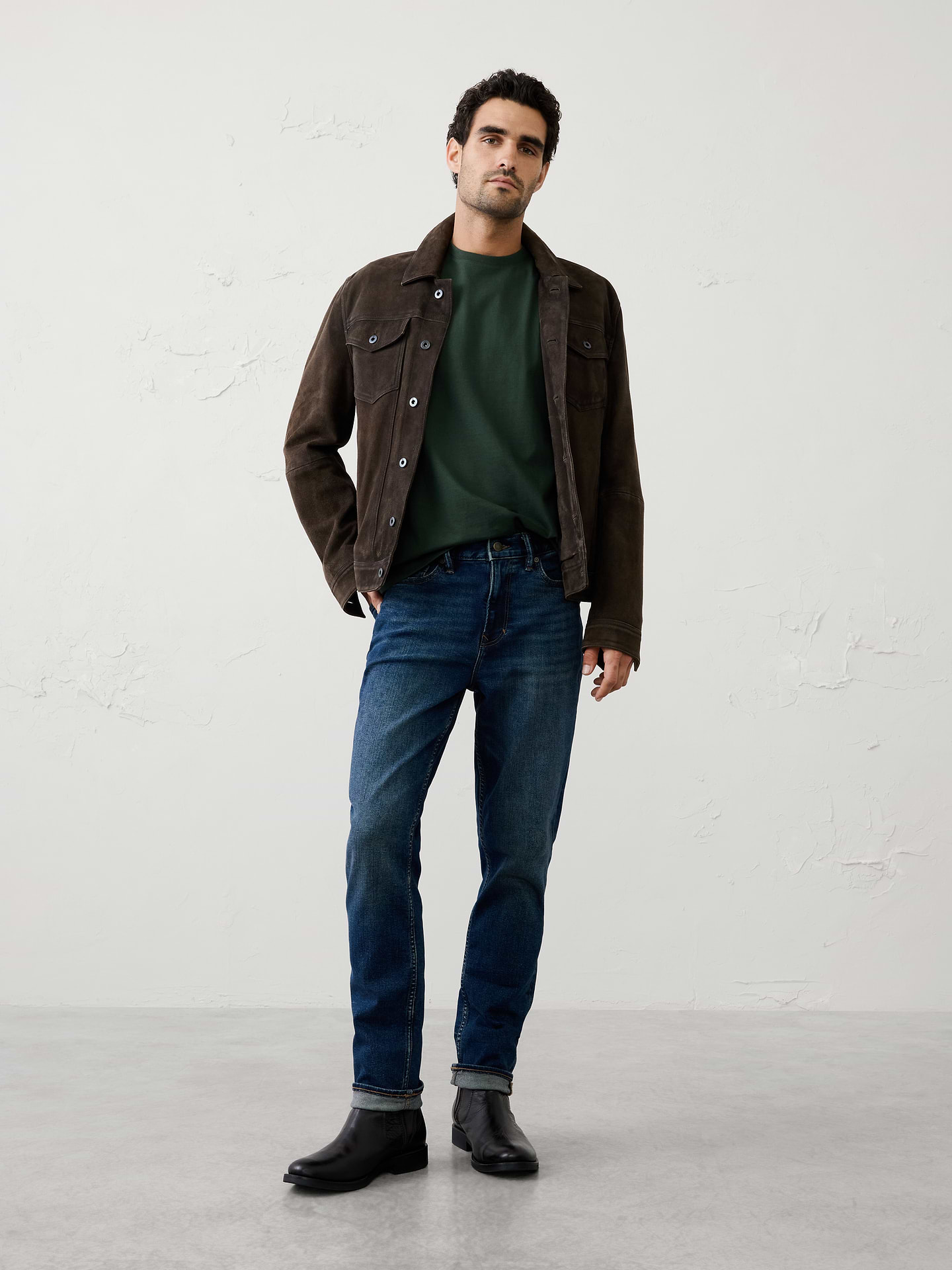 Image 3 of 8, Signature Midweight Cotton T-Shirt