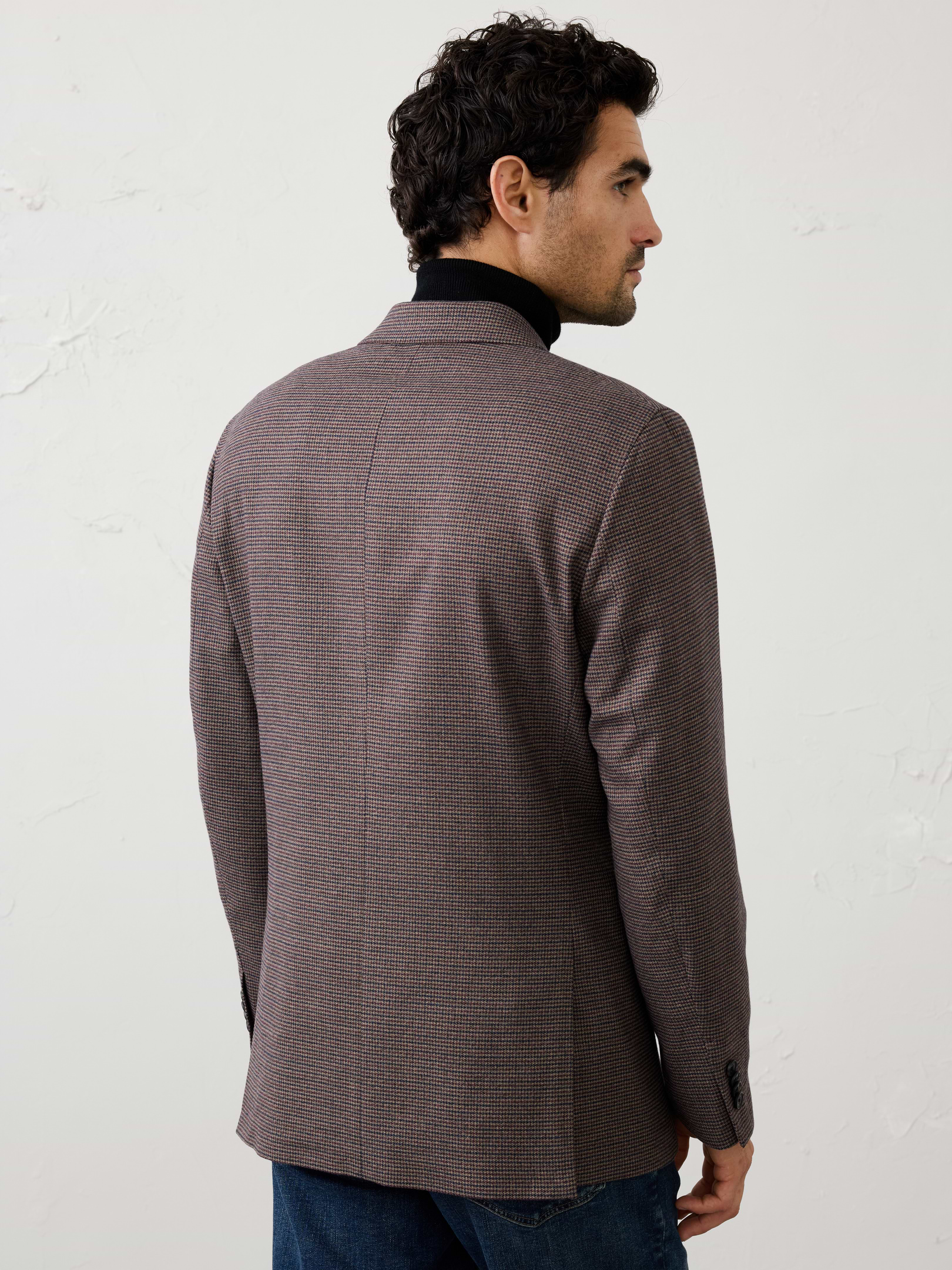 Image 2 of 3, Mini-Check Suit Jacket