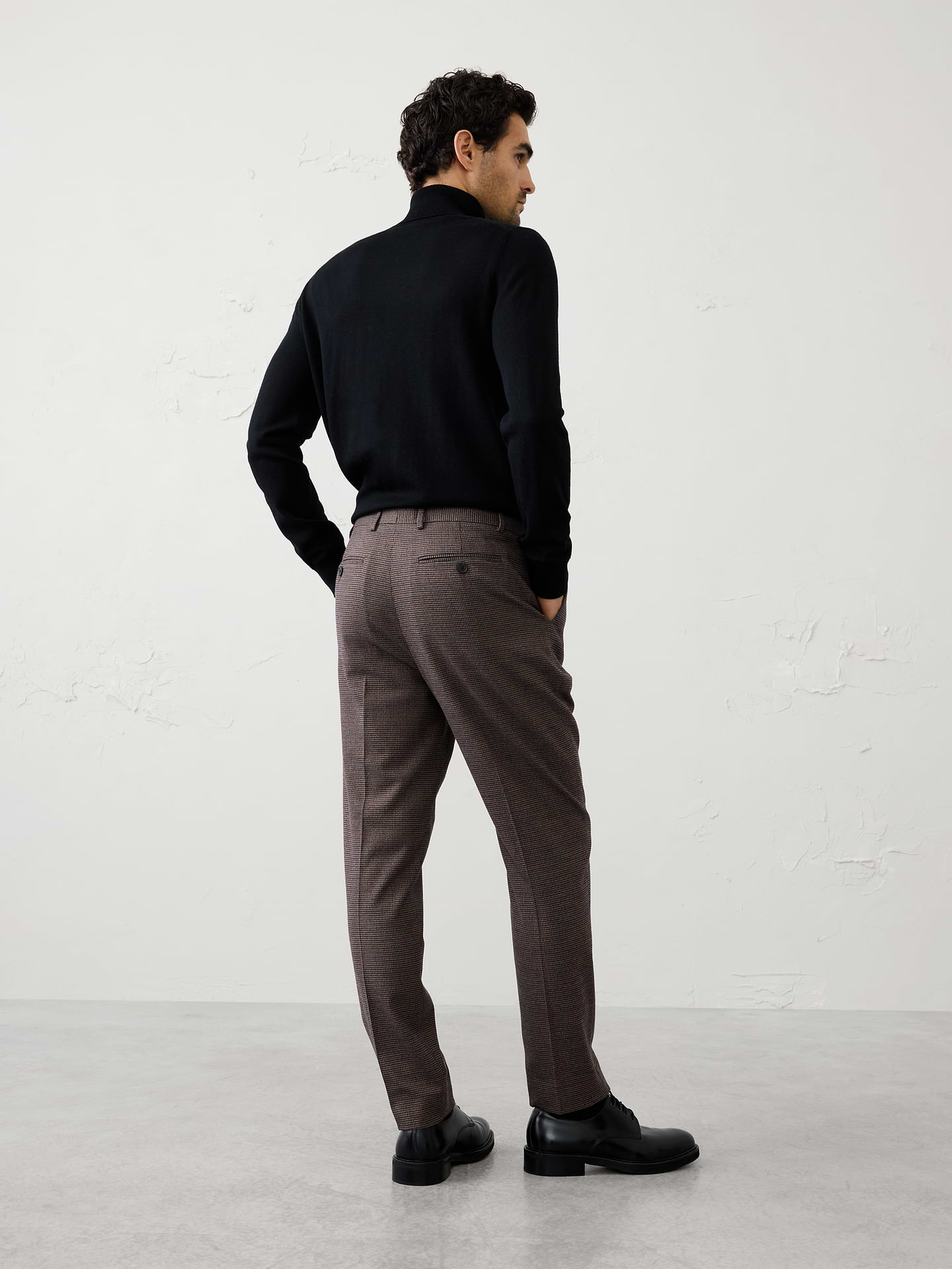 Image 2 of 3, Mini-Check Suit Trouser