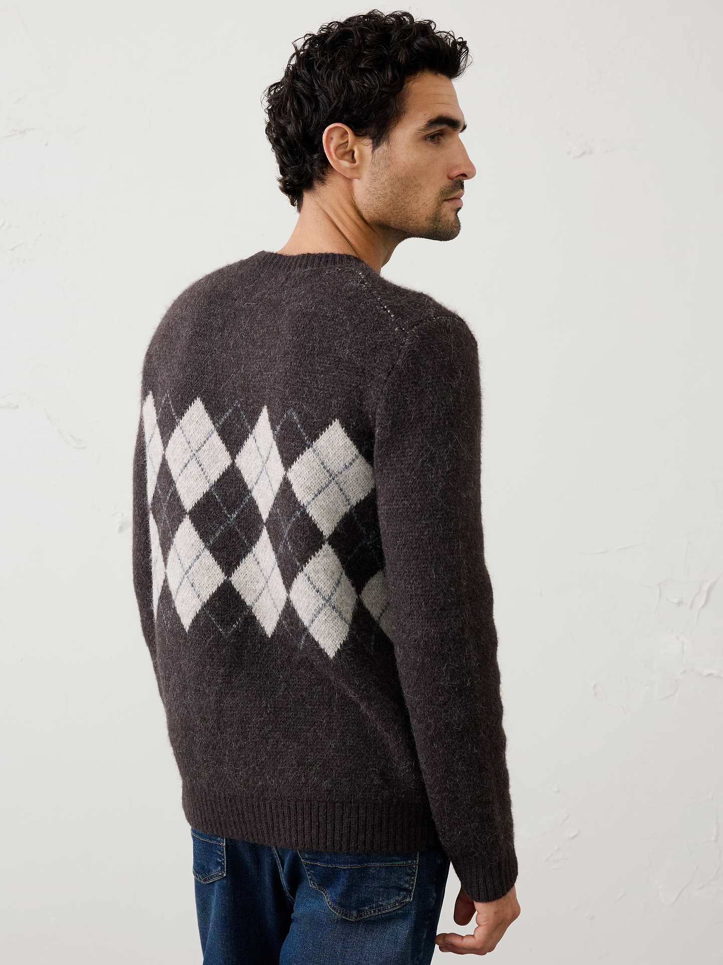 Image 4 of 5, Argyle Sweater