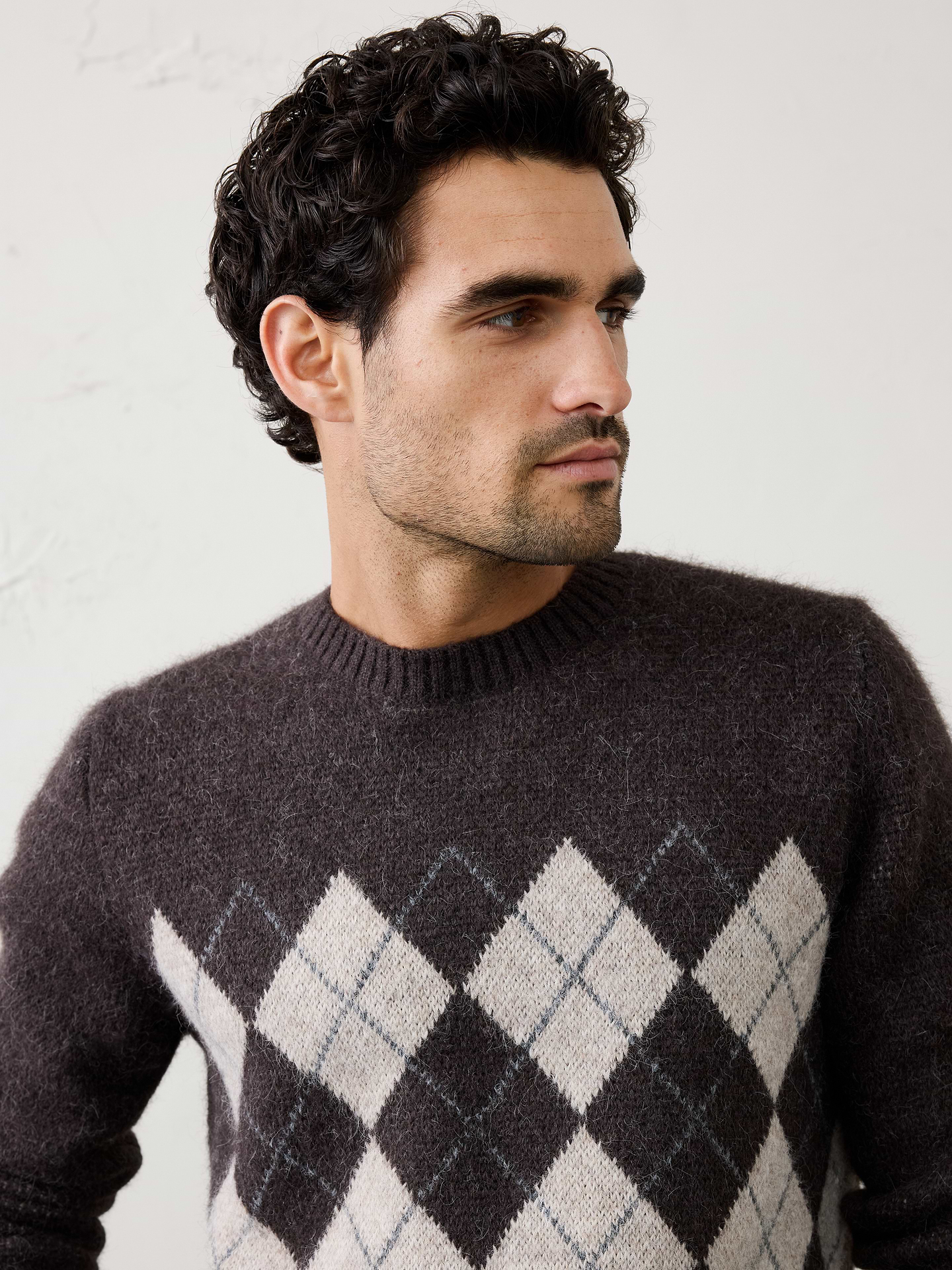 Image 5 of 5, Argyle Sweater