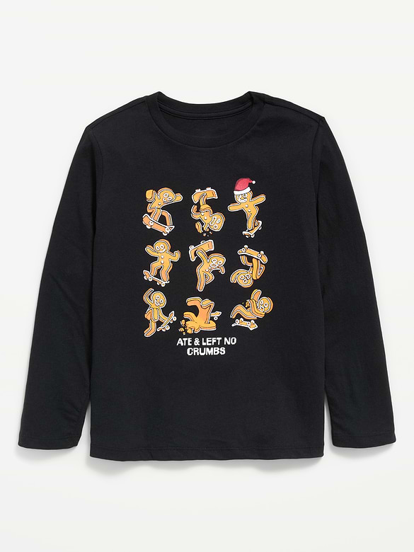 Long-Sleeve Graphic T-Shirt for Boys